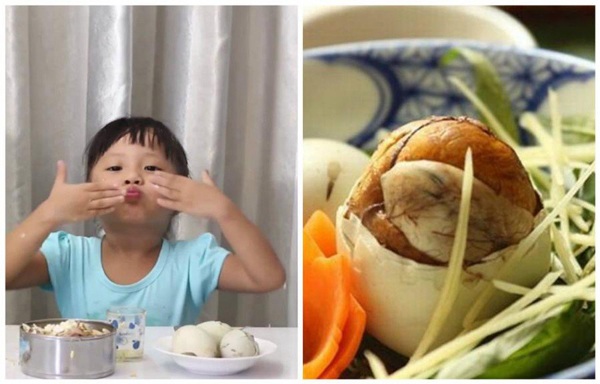 trẻ 2 tuổi ăn trứng vịt lộn được không